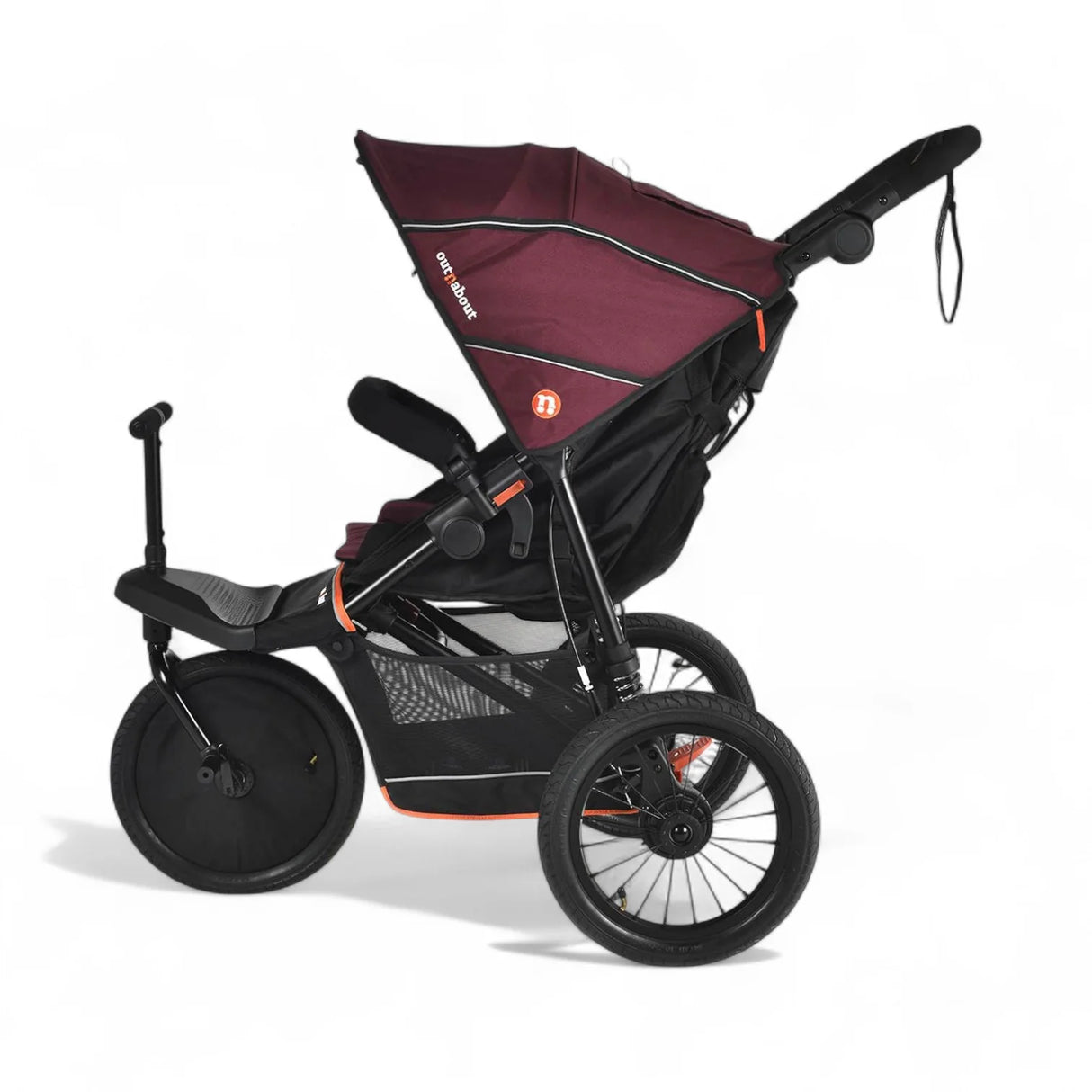 Out n About Nipper V6 Plus Single Pushchair - Summit Black