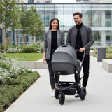 Jané Trider + Transporter Plus Carrycot, Black & Grey