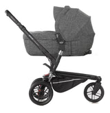 Jané Trider + Transporter Plus Carrycot, Cold Black