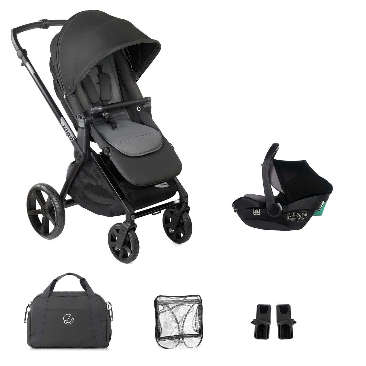 Jane Muum-4 + Travel Carrier Car Seat Bundle
