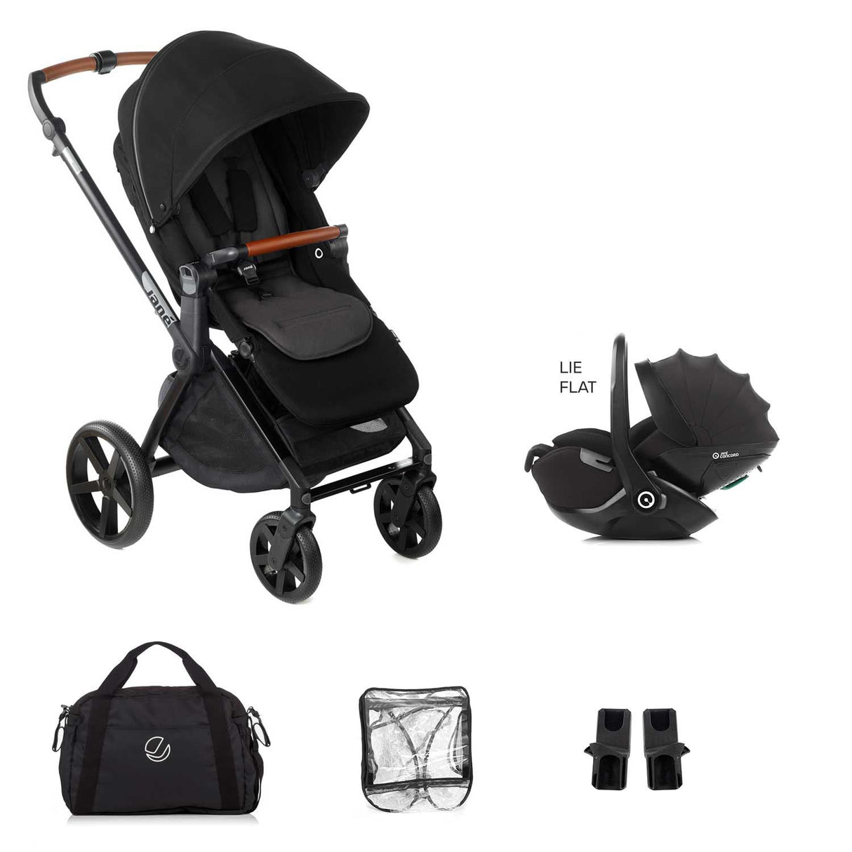 Jane Muum-4 Kombibaby 360 Lie-Flat Car Seat Travel System