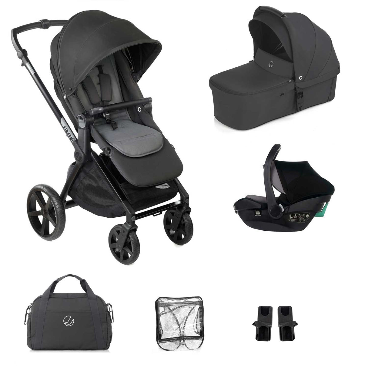 Jane Muum-4 + Travel Carrier Car Seat Bundle