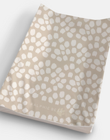 Scallop Anti Roll Wedge Baby Changing Mat - Neutral Beige