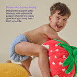 Revolutionary Reusable Nappy in Blue