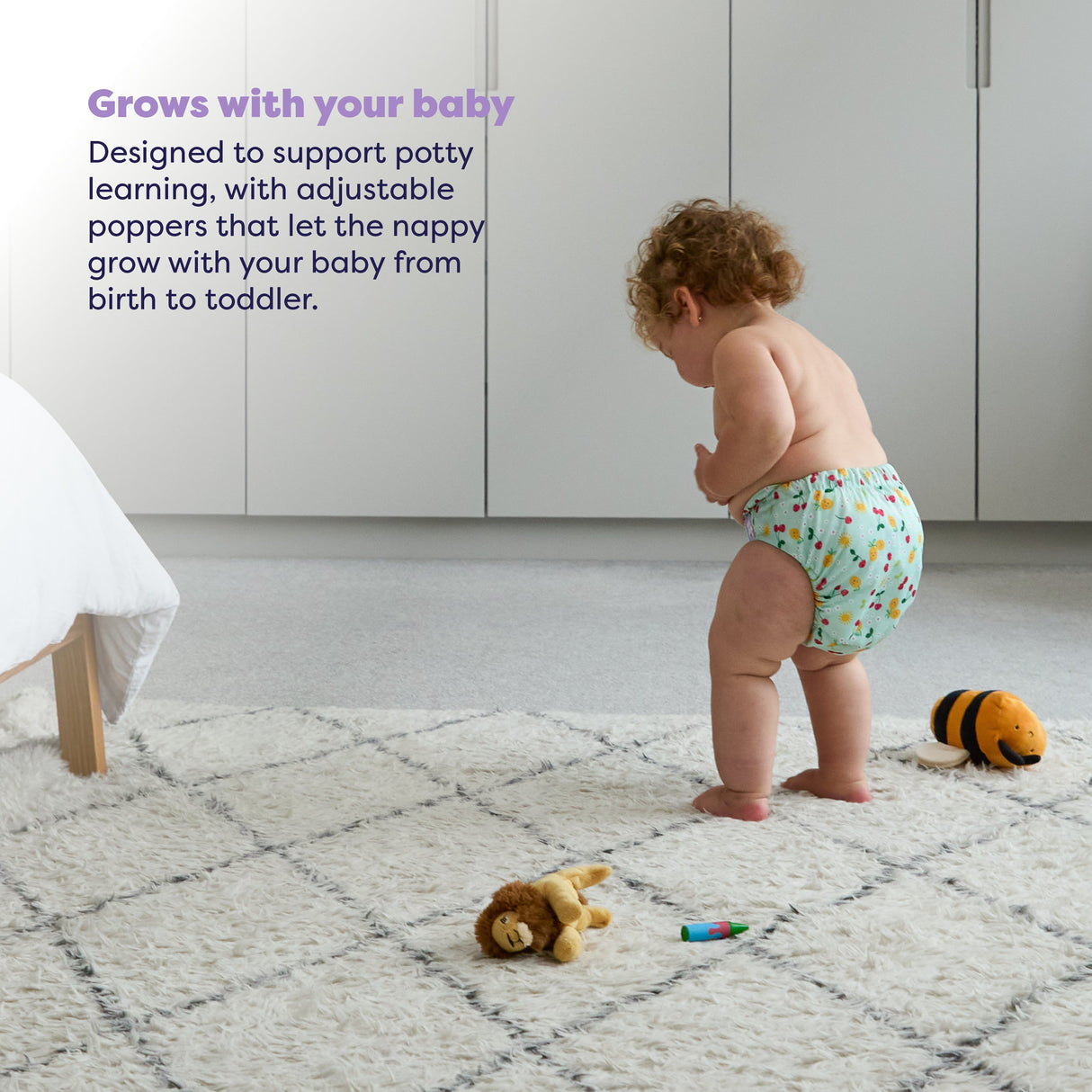 Revolutionary Reusable Nappy in Juicy Fruit