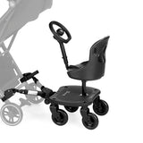 Be Cool 4ride Universal Buggy Board + Seat Unit with fun Steering Wheel