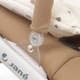 Jane Fold Hammock Baby Rocker with Toy Arch & Reversible Newborn Cushion, Star