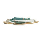 Jane Kalm Wooden Hammock – Natural Birch Rocker with Soft Padded Insert, Desert