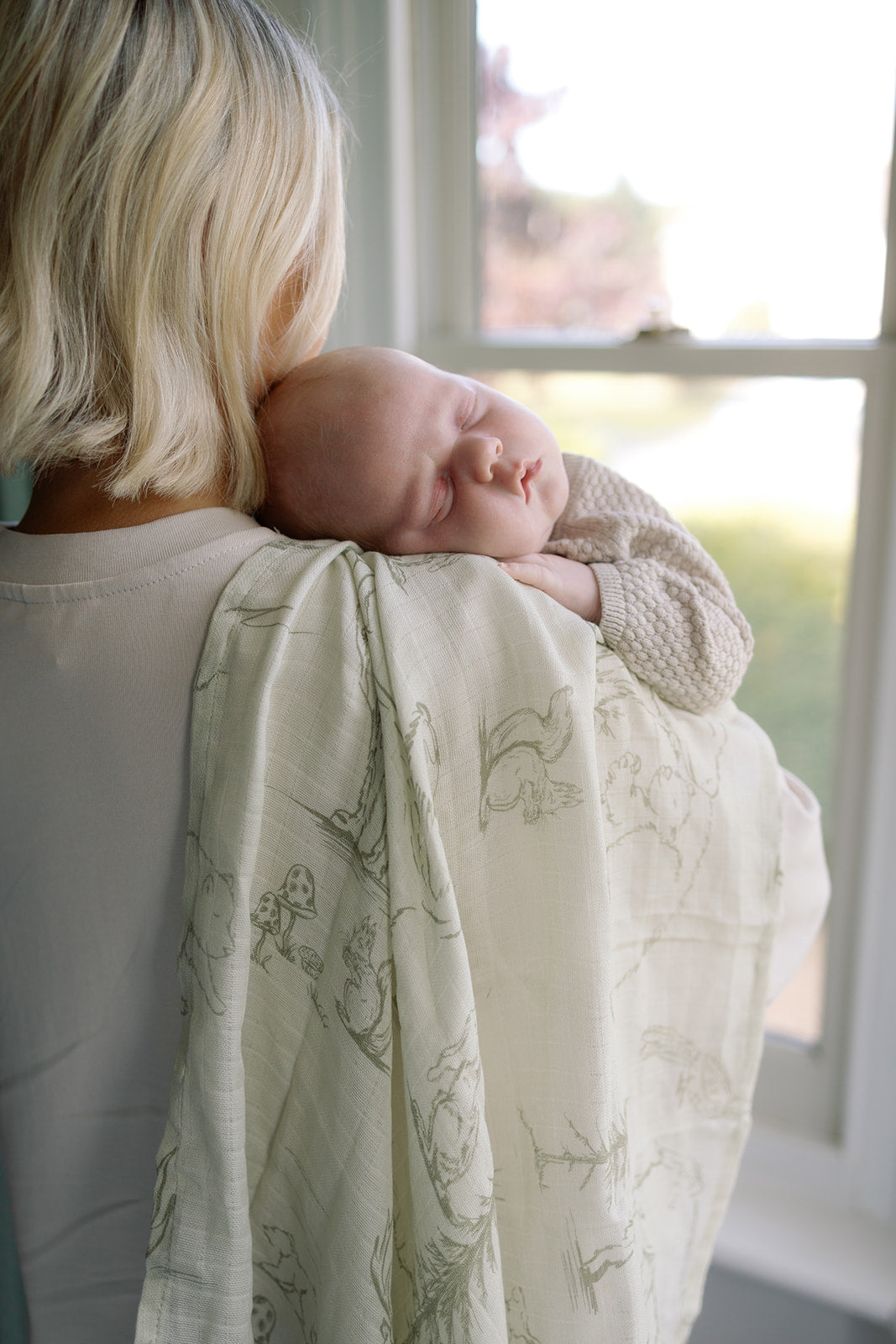 Woodland Large Swaddle Muslin