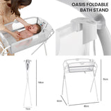 Jane Oasis Folding Bathtub, White