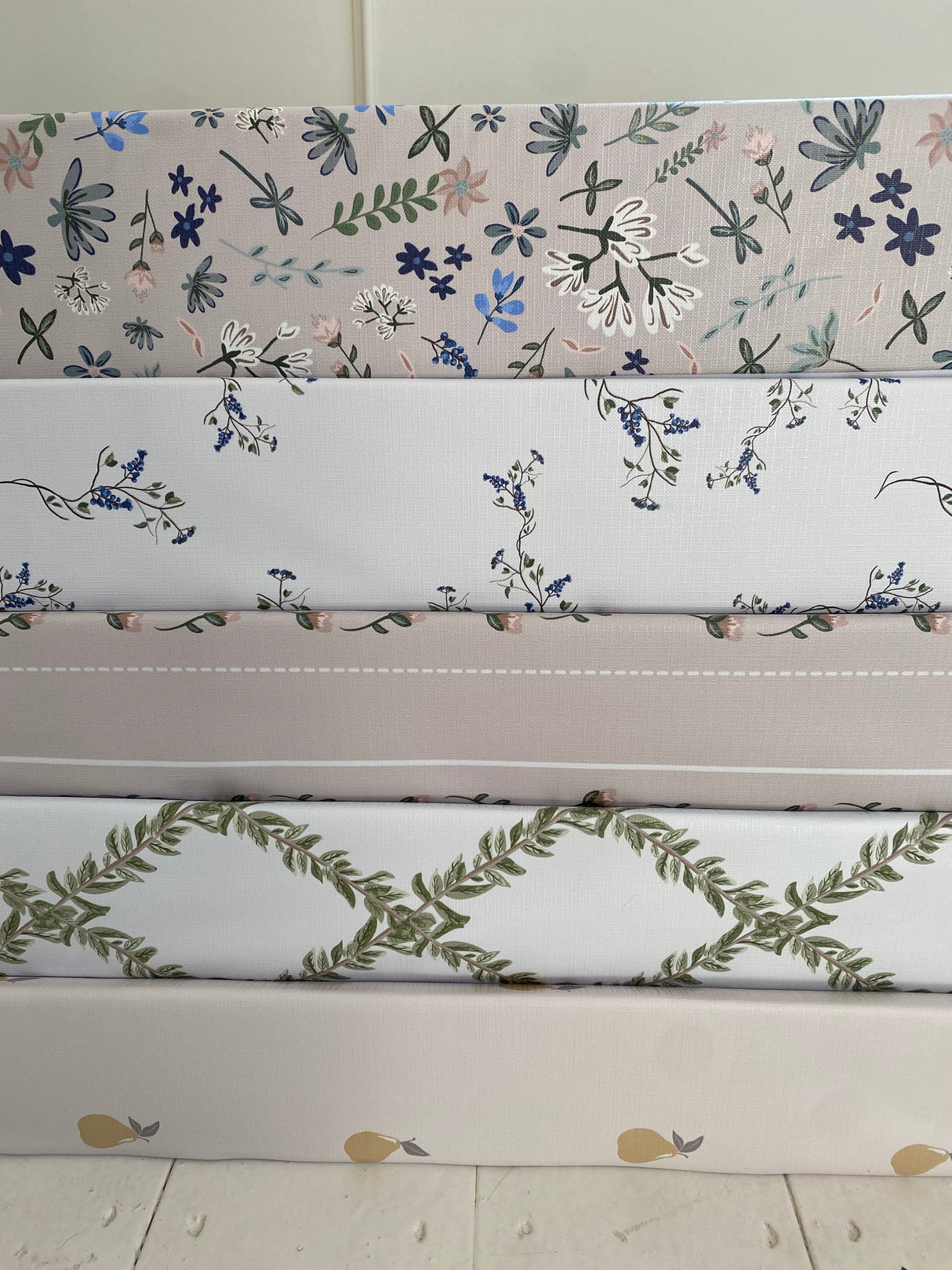 Wildflower Anti Roll Wedge Changing Mat