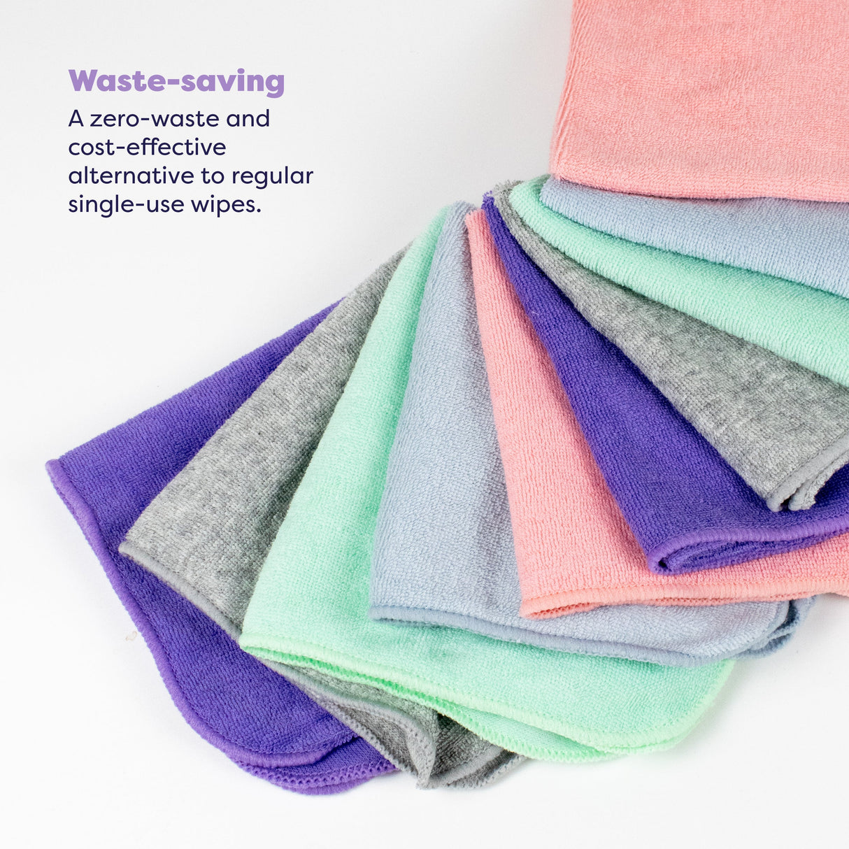 Reusable Baby Wipes for Sensitive Skin in Cloud