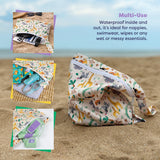 Out and About Waterproof Wet Nappy Bag in Safari Squad