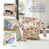 Out and About Waterproof Wet Nappy Bag in Sunshine Friends