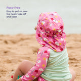 UPF 40+ Soft and Gentle Protective Swim Rash Vest in Happy Days