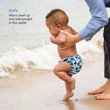 Reusable Swim Nappy in Blue Whale