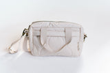 Ralphie Bear Quilted Changing Stroller Bag - Beige/Scallop
