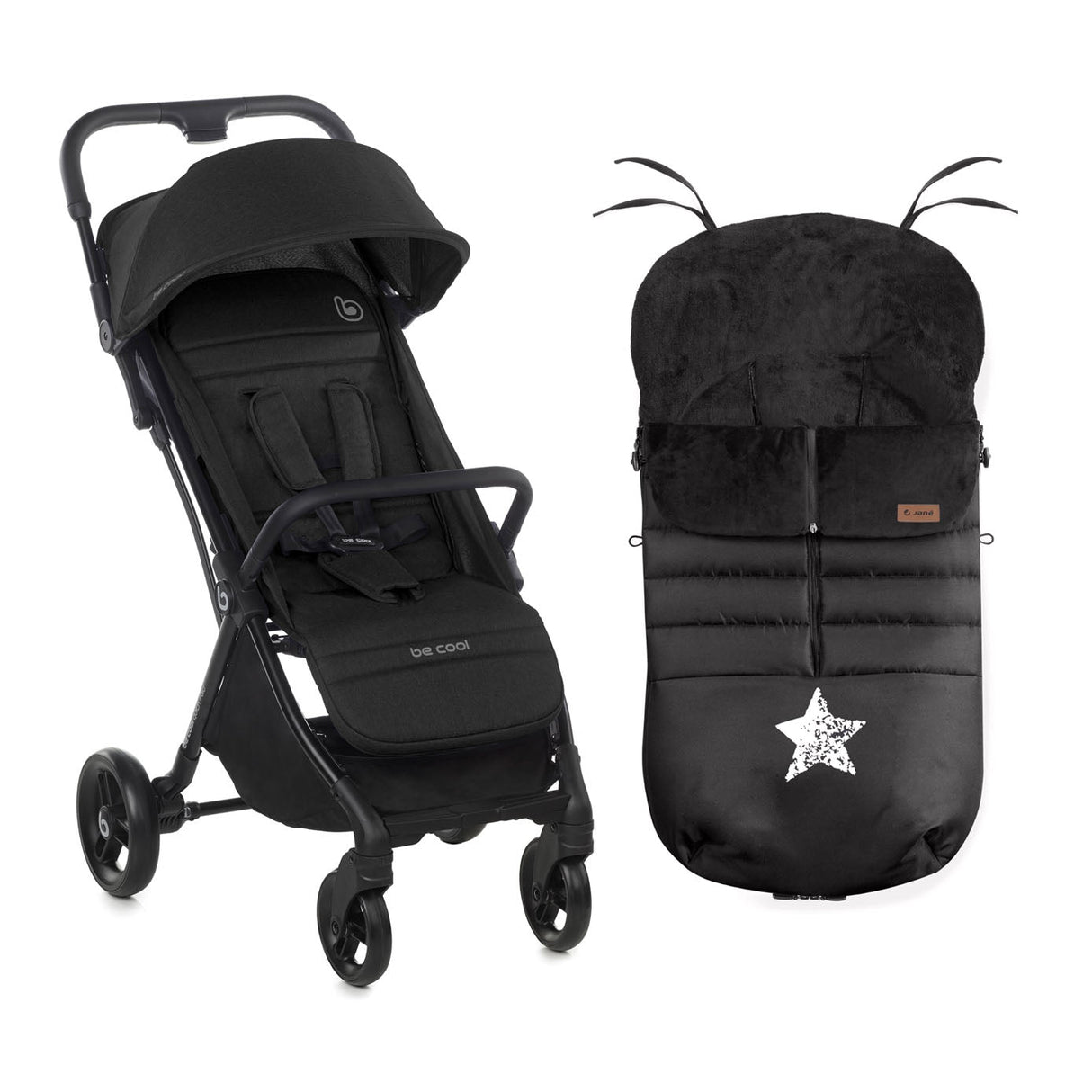 Be Cool Quick Fold Lightweight Pushchair – Compact Fold Stroller 0-22kg, 0-4 years