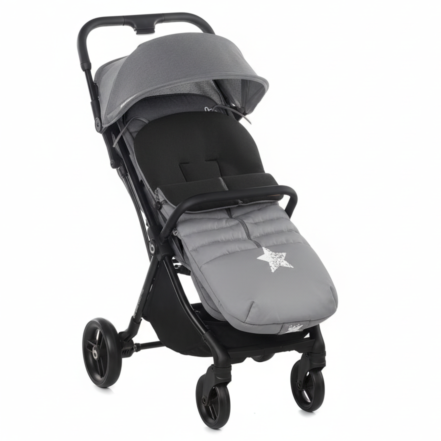 Be Cool Quick Fold Luxe Compact Fold Stroller & Footmuff / Liner 0-22kg, 0-4 years