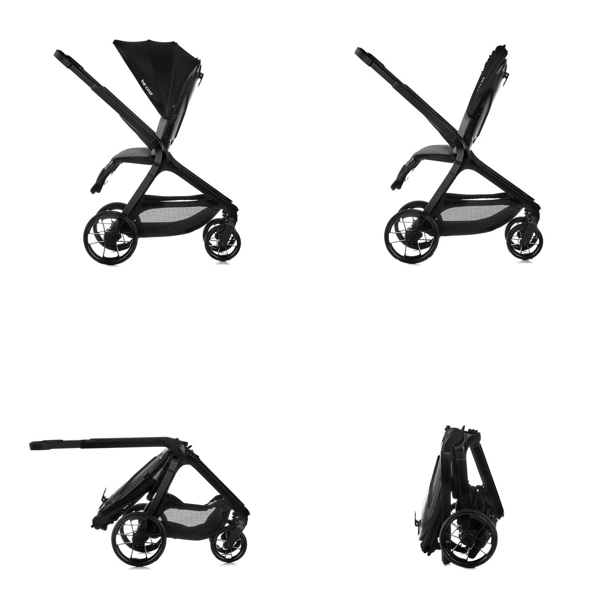 Be Cool Kombo Trio: Pushchair + Carrycot + i-Size Travel Baby Carrier, Be Teal