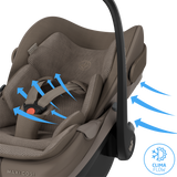 Maxi-Cosi Pebble Slide Pro & Familyfix Slide Pro - Oak Truffle