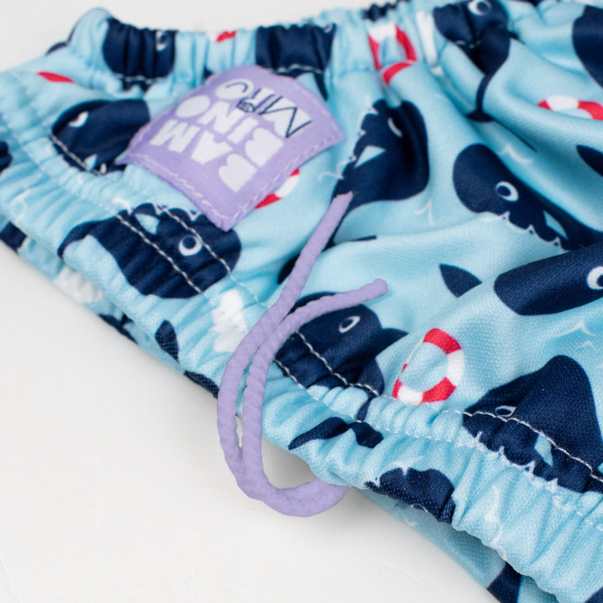 Reusable Swim Nappy in Blue Whale