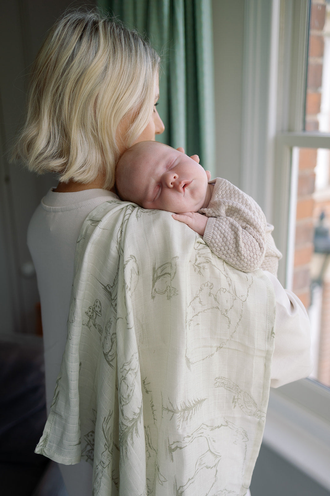 Woodland Large Swaddle Muslin