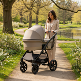 Noordi Sole Go 3in1 + Travel Carrier Car Seat, Chateau Grey