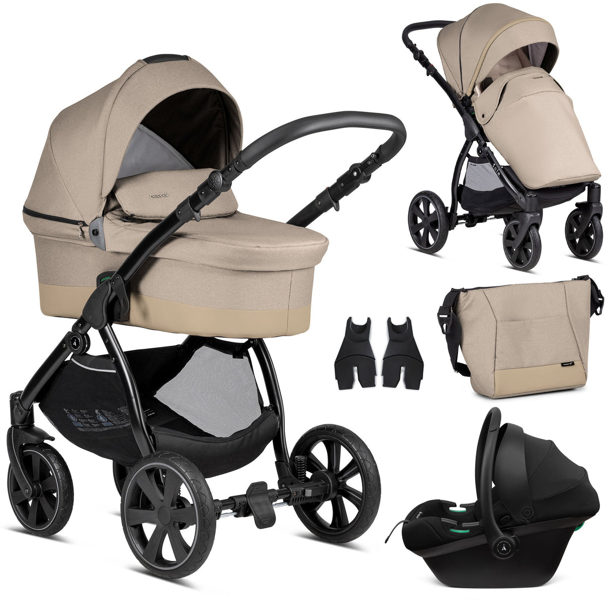 Noordi Sole Go 3in1 Travel System with Terra i-Size Car Seat
