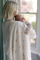 Pears Large Swaddle Muslin