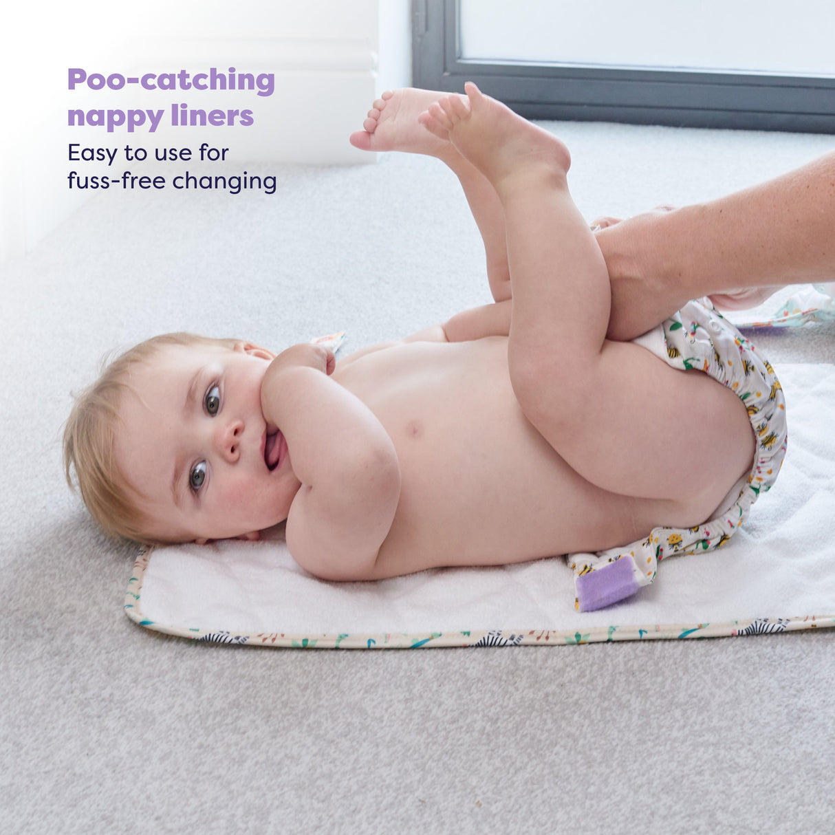 The Everything Reusable Nappy Bundle in Wild Life and Pastels
