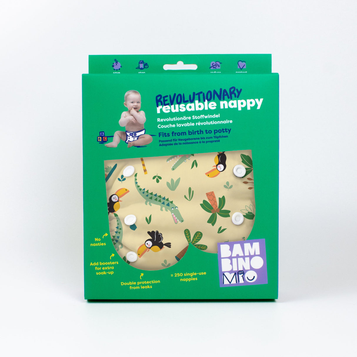Revolutionary Reusable Nappy in River Rascals