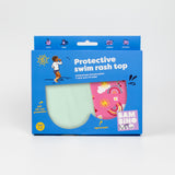 UPF 40+ Soft and Gentle Protective Swim Rash Vest in Happy Days