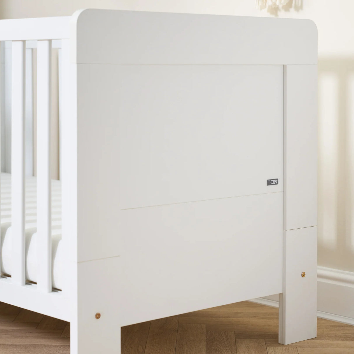 Tutti Bambini Essentials Alba Mini Cot Bed - White