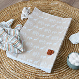 Obaby Wedge Changing Mat - Safari Print - Oatmeal