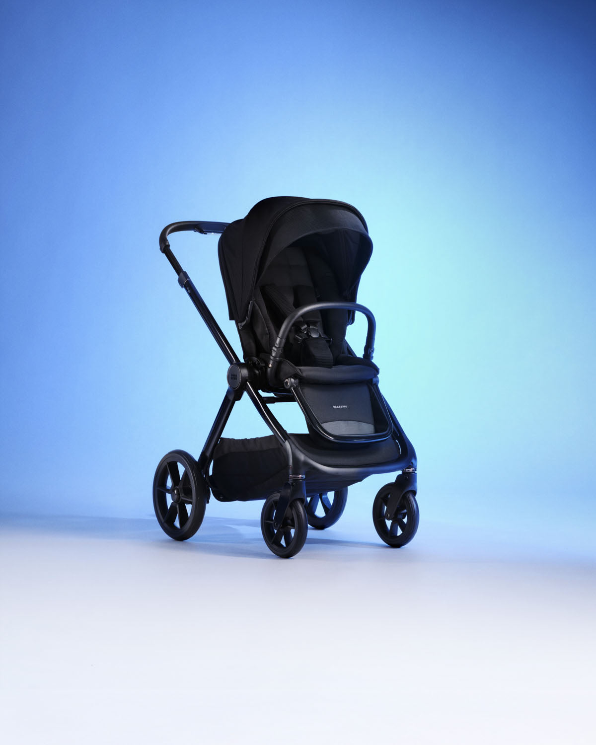 Bababing 18pc Raffi MK11 Home & Travel System, Home & Feeding Bundle with Spin Car Seat & Base - Gloss Black