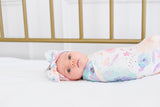 Copper Pearl Knit Headband Bloom
