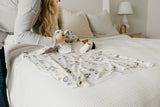 Copper Pearl Knitted Swaddle Blanket Jo