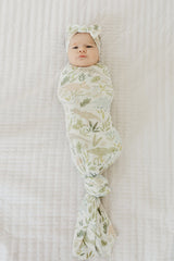 Copper Pearl Knitted Swaddle Blanket Rex