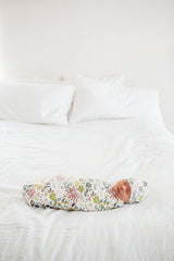 Copper Pearl Top Knot Hat Olive 0-4m