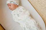 Copper Pearl Top Knot Hat Rex 0-4m