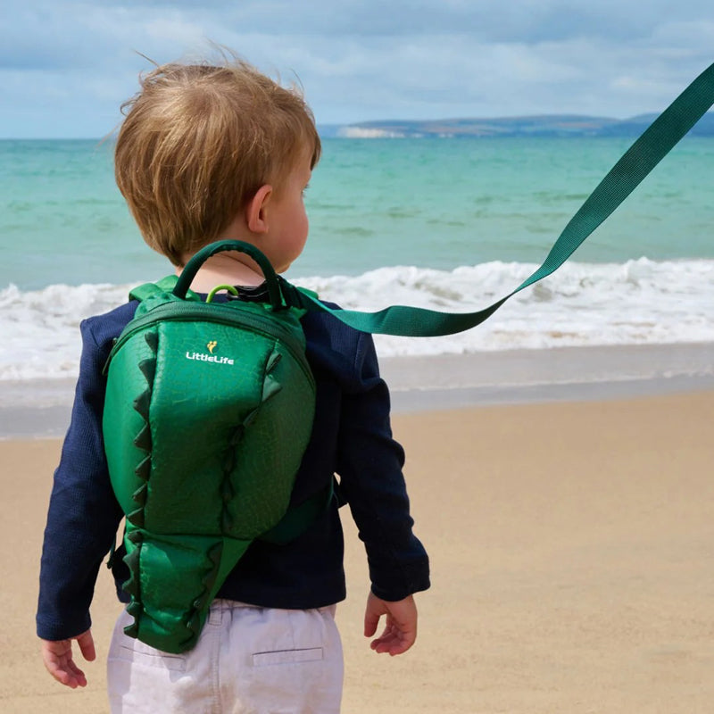 LittleLife Toddler Backpack With Rein Crocodile