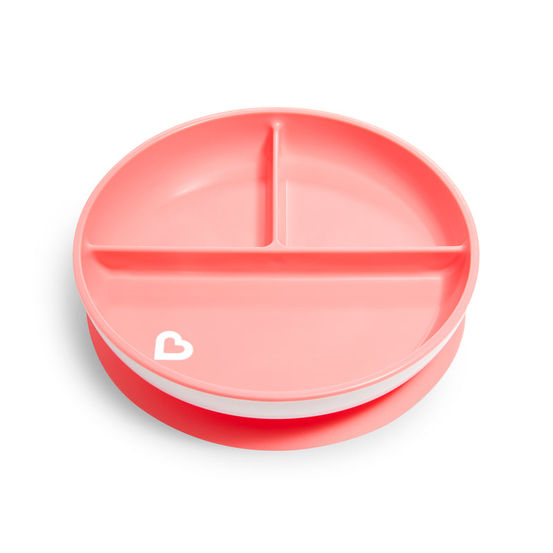 Munchkin Suction Plate Pink 2Pk