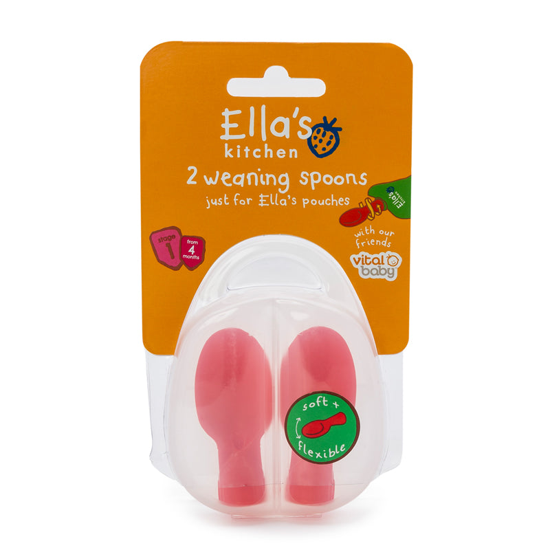 Vital Baby Ella's Kitchen Weaning Spoon Tips 2Pk