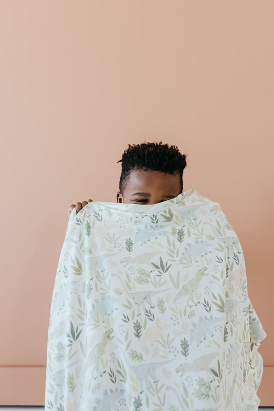 Copper Pearl Knitted Swaddle Blanket Rex