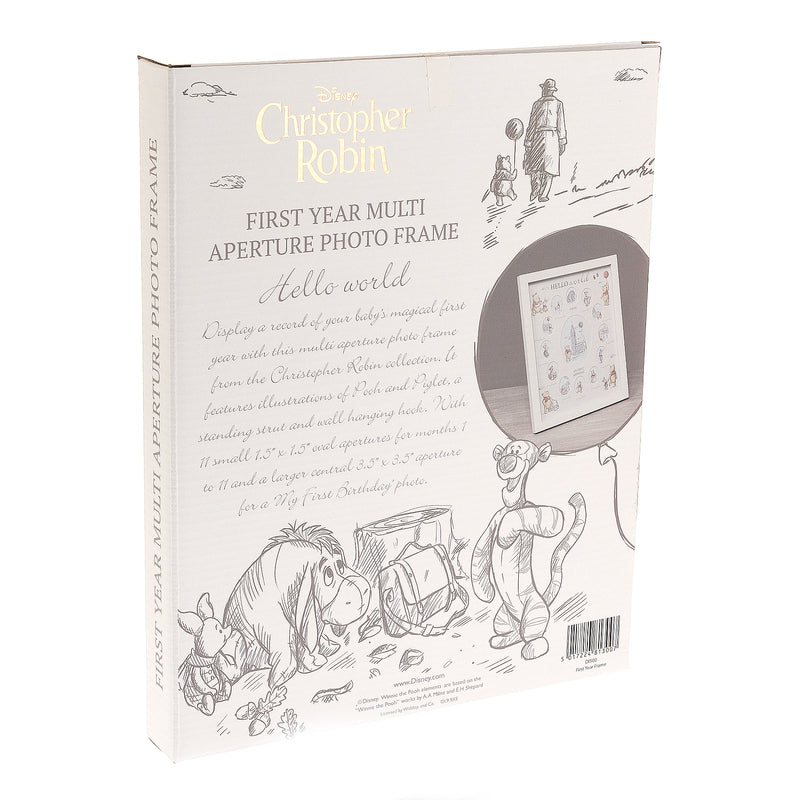 Disney Christopher Robin First Year Multi Aperture Frame