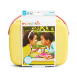 Munchkin Lunch Bento Box With Utensils Pink