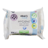 Vital Baby Hygiene Super Soft Hand & Face Wipes - Fragrance Free 30Pk
