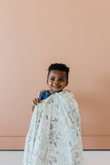 Copper Pearl Knitted Swaddle Blanket Rex