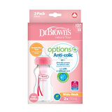Dr Brown's Options+ Bottle Pink 270ml 2Pk